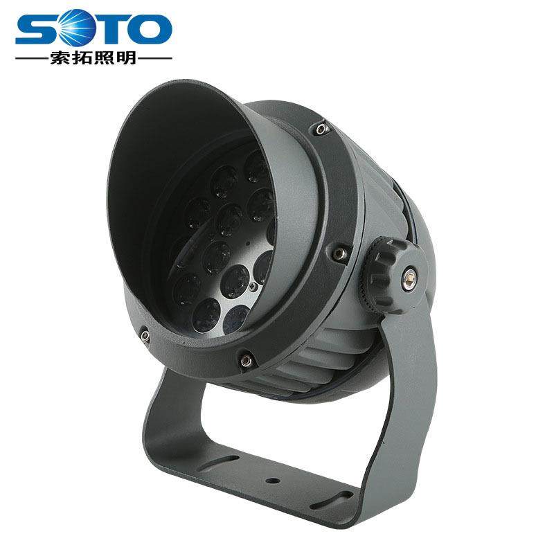 led投光灯楼体外墙桥梁护栏投光灯户外铝材防水亮化七彩投光灯