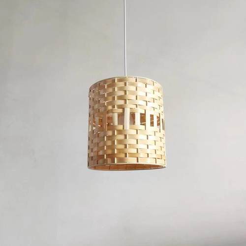 新中式鸟笼吊灯咖啡厅茶室餐厅 装饰竹编吊灯竹艺灯笼复古吊灯