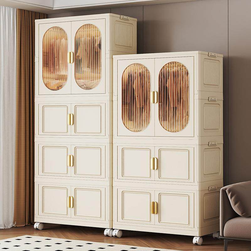 家用折叠衣柜卧室婴儿宝宝衣物收纳整理置物柜杂物零食玩具储物柜