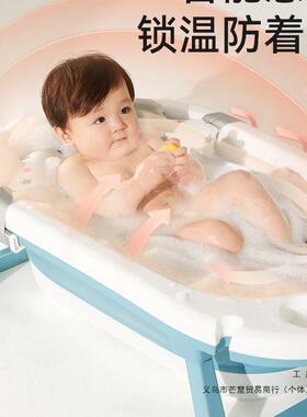 儿洗澡盆家用可坐号新生童用品沐F96M6598浴婴桶折大叠儿宝宝浴盆