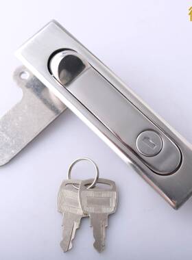 S737-230不锈钢按压平面4MS737-2锁电锁工业箱机械设备柜门锁动力