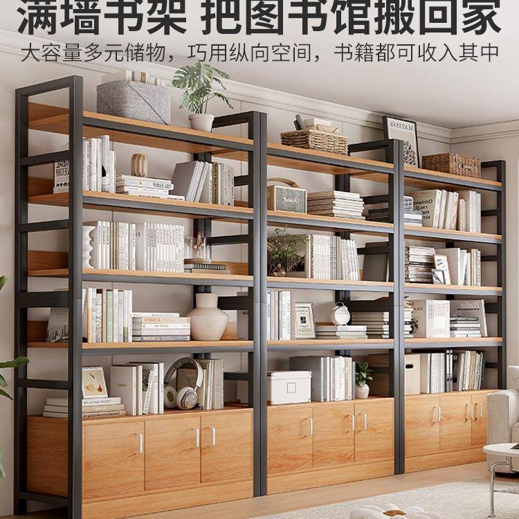 书架落地物架客厅一靠墙子多层收纳柜储物柜货G12DG12架置家用书