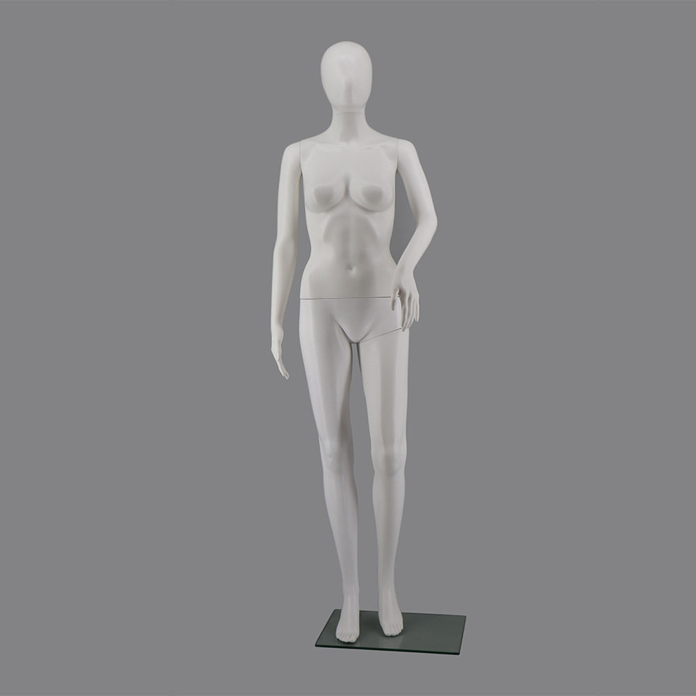 服装全身塑料防摔女模鸡蛋脸