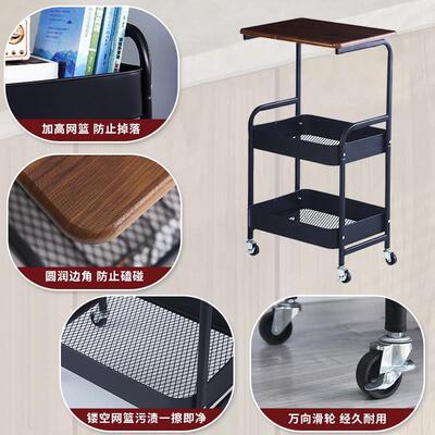 DzB-11移动小推车家用卧收轮纳架现室代简易置物架多层带茶几客可