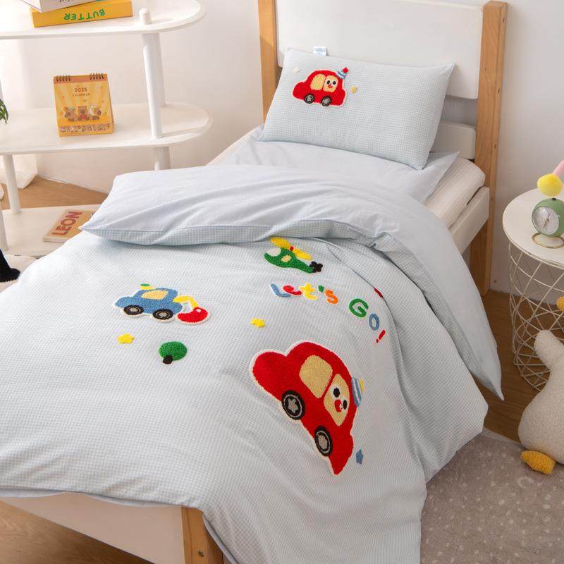 幼儿园入被子三件ltao9237套园宝宝专被套被褥六件套儿童床品用纯,婴童用品,婴童床品套件,淘宝优惠券,粉丝福利购,淘宝优惠卷