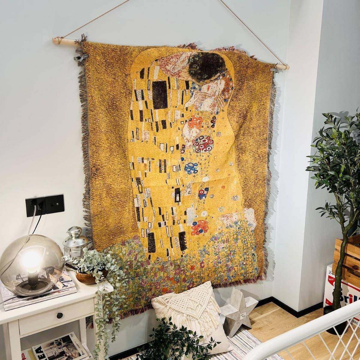 克抽姆特毯tb-71293复古象油画中古艺术挂毯卧室床头墙面装饰毯沙,居家布艺,挂毯/壁毯,淘宝优惠券,粉丝福利购,淘宝优惠卷