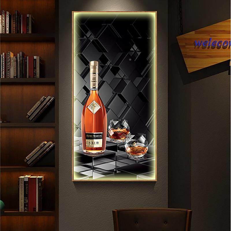 型美女红酒KTV酒带迪灯装饰画吧OZD斯科有框晶瓷男挂画酒吧网咖K,家居饰品,现代装饰画,淘宝优惠券,粉丝福利购,淘宝优惠卷