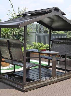 NHS户花外四动力摇椅篮庭院秋千人摇园躺椅阳台家用吊椅豪华室外