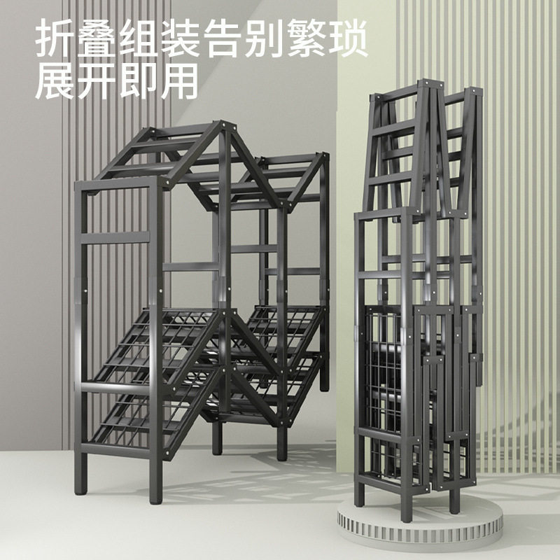 出租房折叠衣柜家用卧室经济型大容量简易布艺衣柜免安装收纳柜子