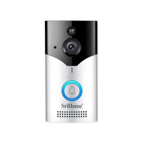 Srihome400万高清可视宇门铃5英门寸屏幕监铃楼对讲SH054控家用防