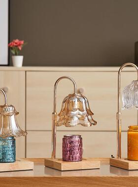 融蜡灯原木实21018木香熏灯蜡灯灯卧室床头照烛浪漫无火夜蜡烛氛