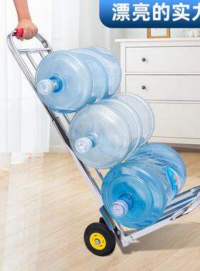 2不F锈钢用折叠行李车载BD100892重手拉车搬运拖车便携货车拉杆小