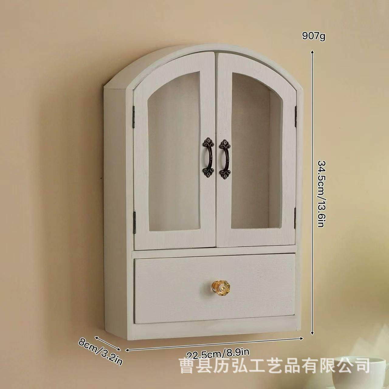 2025新款木质格可柜挂纳墙装饰置物带门带抽·多屉收柜,收纳整理,书桌收纳置物架,淘宝优惠券,粉丝福利购,淘宝优惠卷