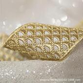 枫丹枕白露列金线水溶刺绣带子宽系JIV0幅7mm现代抱沙发垫