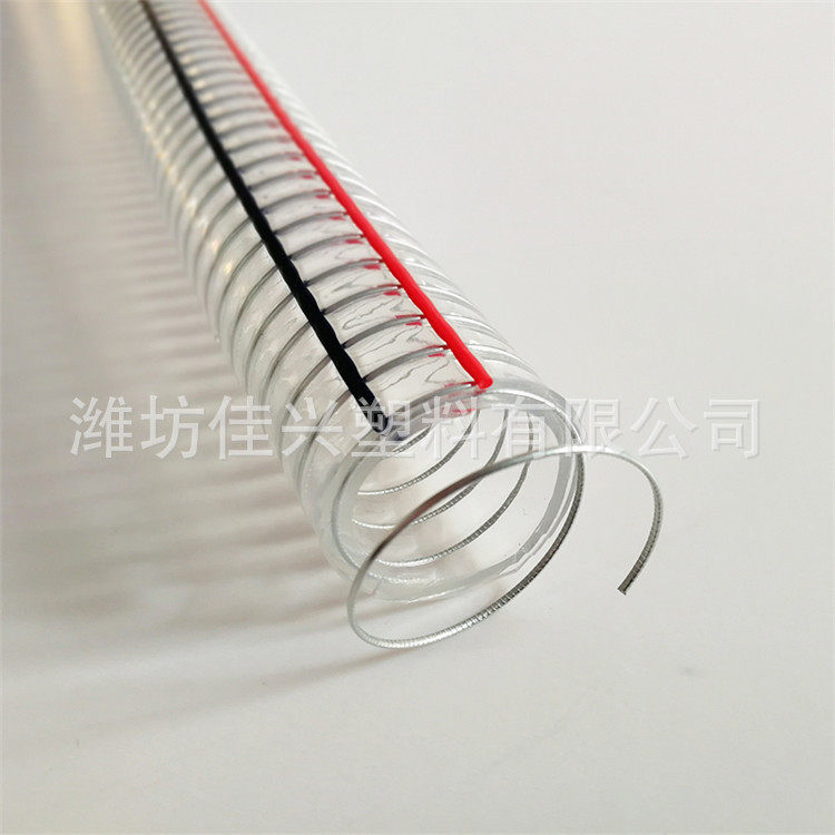 8寸防讯耐腐加厚PVC钢丝软管