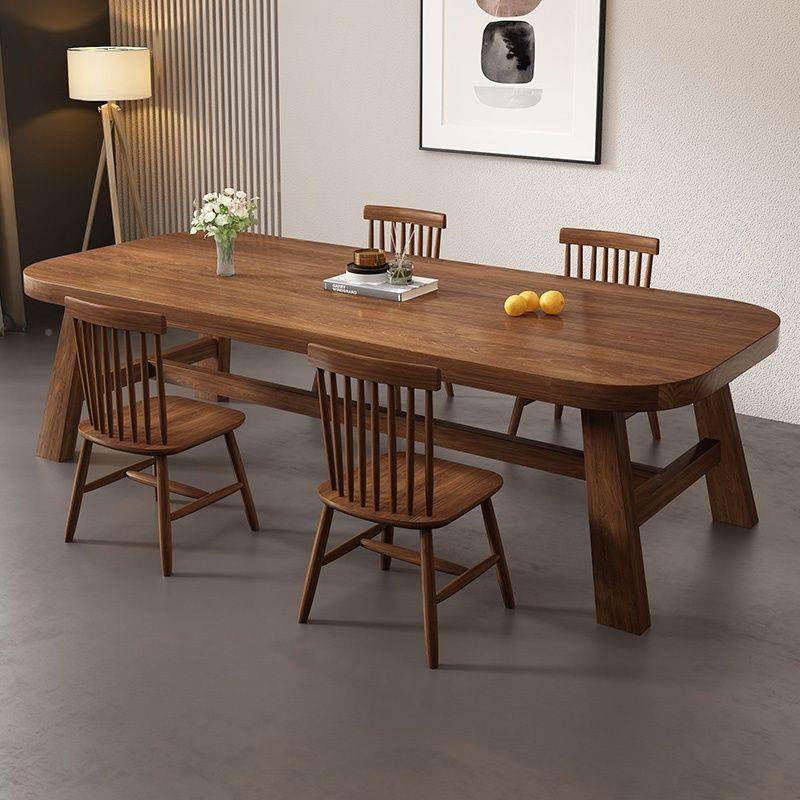 餐全实木椅组合PPS复古风家用餐厅简现代小户型吃约饭桌长饭桌桌,商业/办公家具,餐桌椅系列,淘宝优惠券,粉丝福利购,淘宝优惠卷