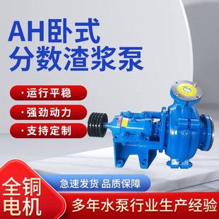 1.5B细沙回收抽砂泵 4D洗煤厂矿用耐磨渣浆泵2 HH分数渣浆泵6
