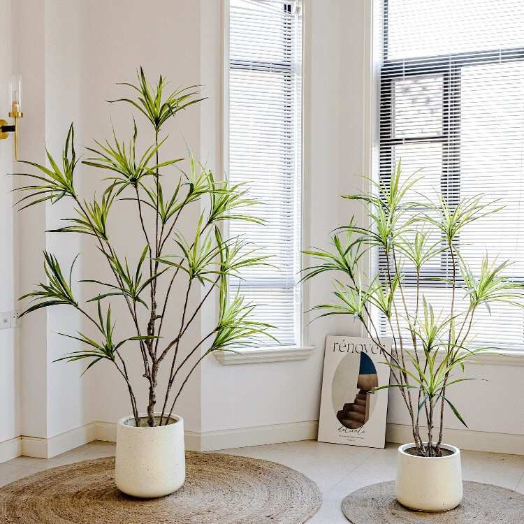 仿真龙血树盆栽大型仿生假绿植树室内客厅办公大堂千年木仿真植物
