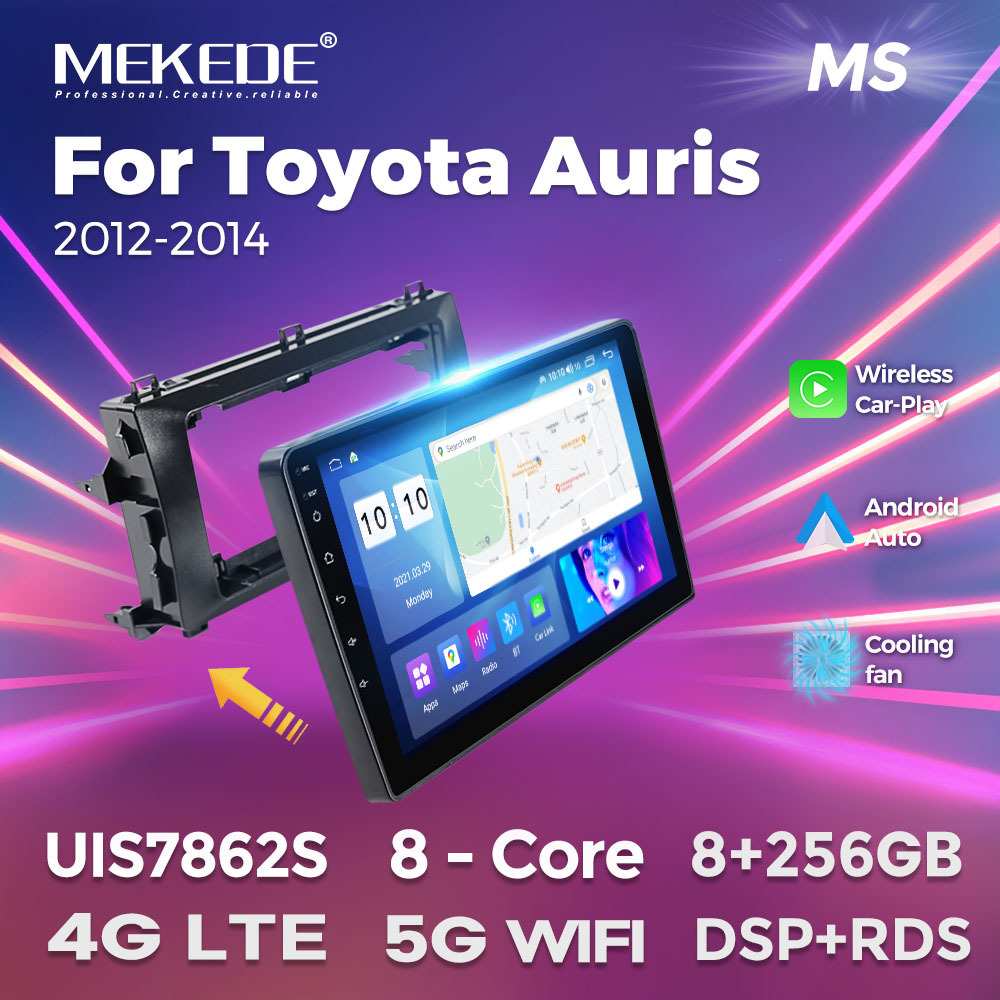 适用于10inch_Toyota Auris 2012-2014 1DIN丰田艾锐斯安卓导航仪