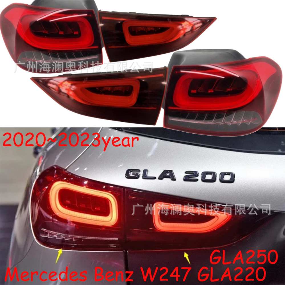 1个适用于奔驰W247尾灯2020~2023款后杠灯LED刹车灯GLA220GLA250