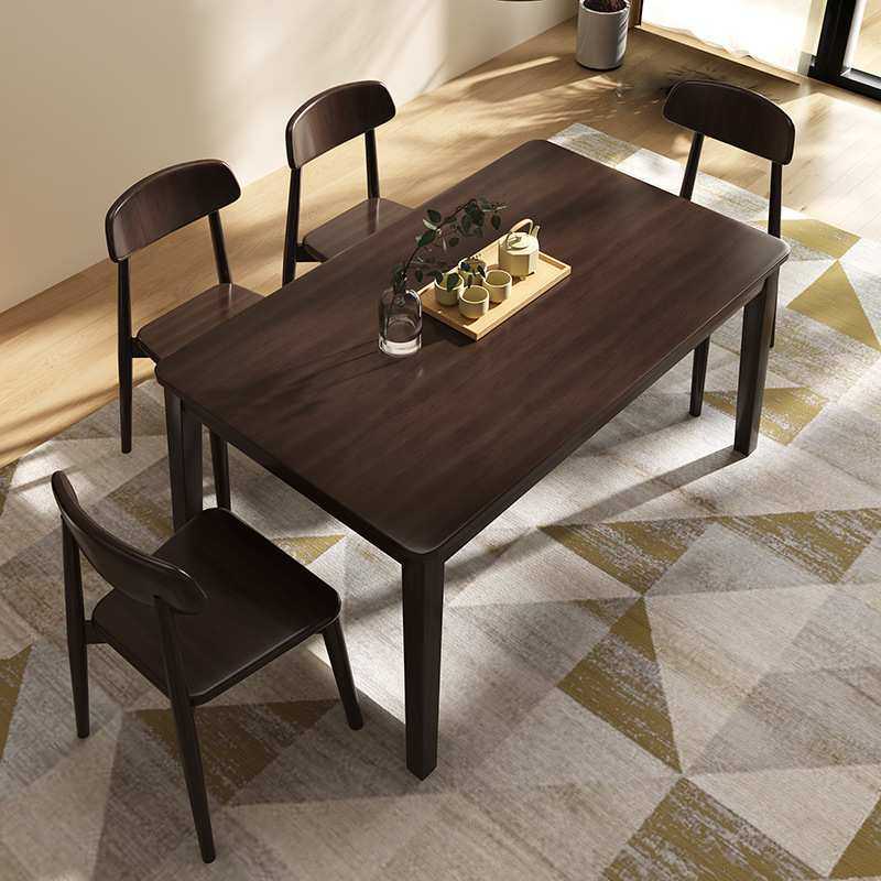 餐书桌一体家用新中式餐桌实木阳台桌子餐桌椅组合长方形餐桌侘寂,3C数码配件,摄像机配件,淘宝优惠券,粉丝福利购,淘宝优惠卷