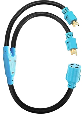 发电机传输开关适配器线N5-15P/L14-30R母头发电机插头适配器