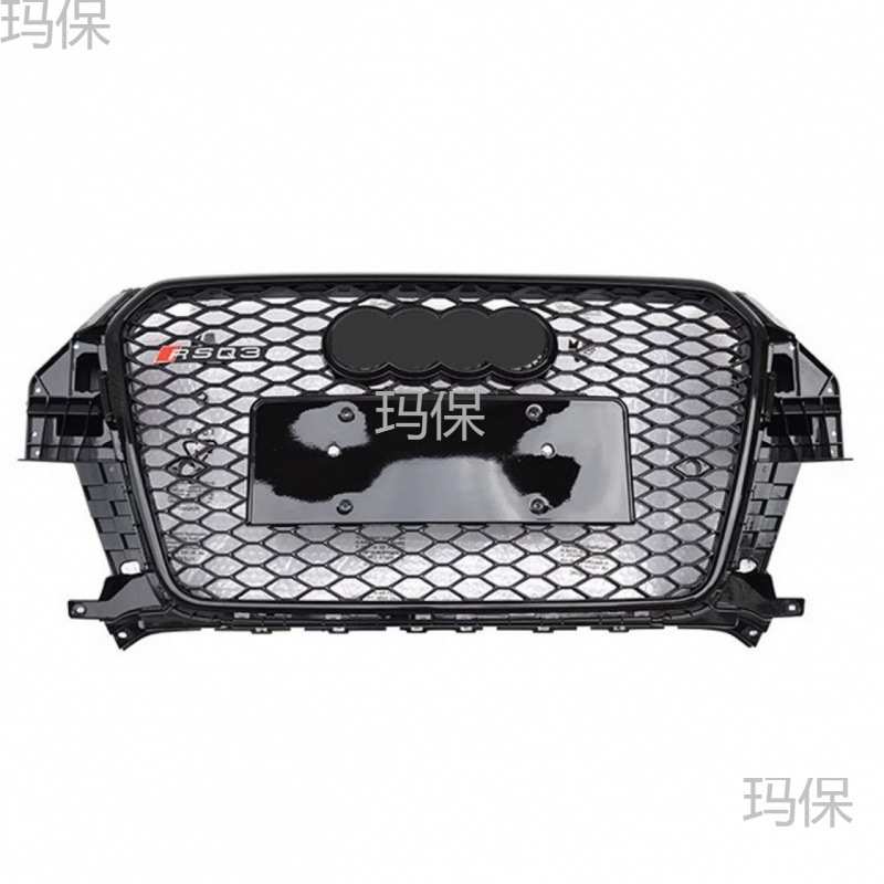 适用2013 2014 2015奥迪Q3改装前保险杠中网通风格栅 RSQ3风格网
