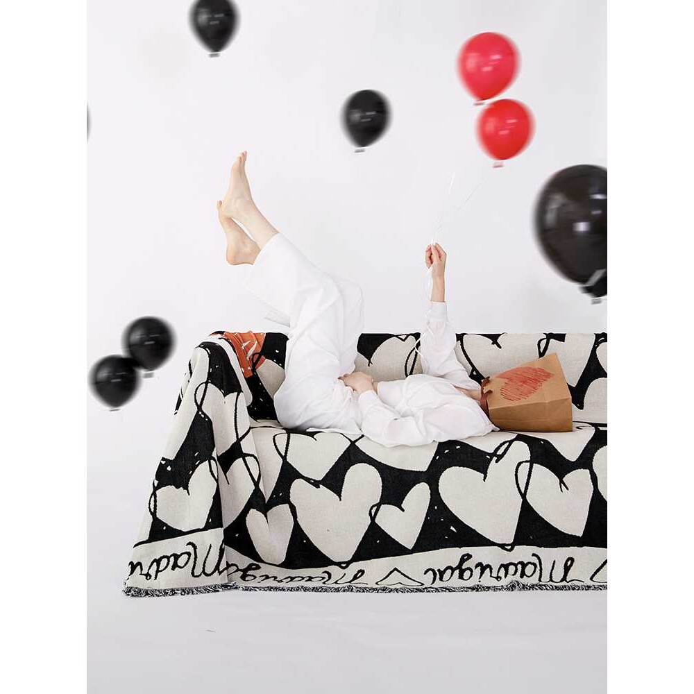 ?T9J5 夏季沙发巾可铺可盖 盖布纯棉全棉沙发套全包单人ins风