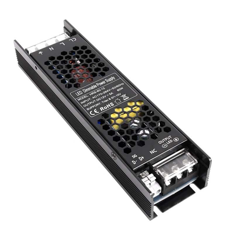 12V60W调光电源 0-10V 可控硅调光驱动电源HRS-60-12华荣科源