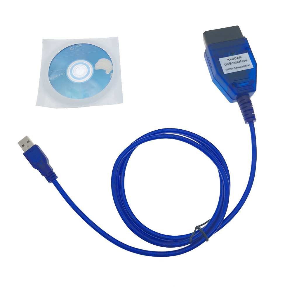 201年INPA K+CAN K+DCAN 诊断线带蓝色外壳开关FOR BMW K+D