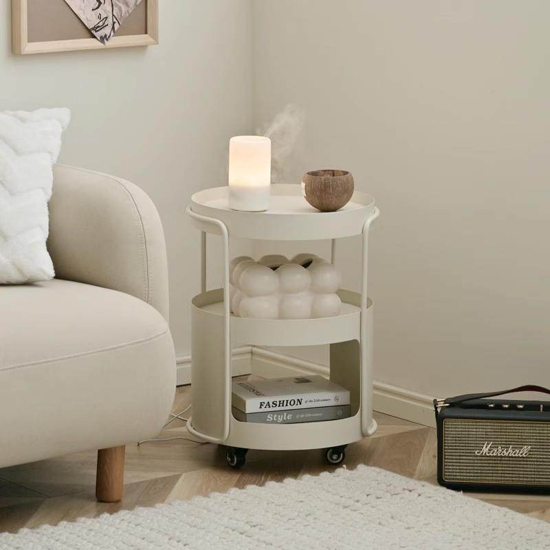奶油风迷你茶几可移动边几小圆桌客厅床头桌子沙发边旁置物架新款,基础建材,脚轮/万向轮,淘宝优惠券,粉丝福利购,淘宝优惠卷