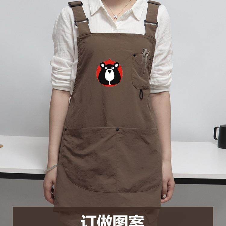 轻薄围裙餐饮夏天厨房家用防水防油可调节肩带短款工作服,家庭/个人清洁工具,围裙套装,淘宝优惠券,粉丝福利购,淘宝优惠卷