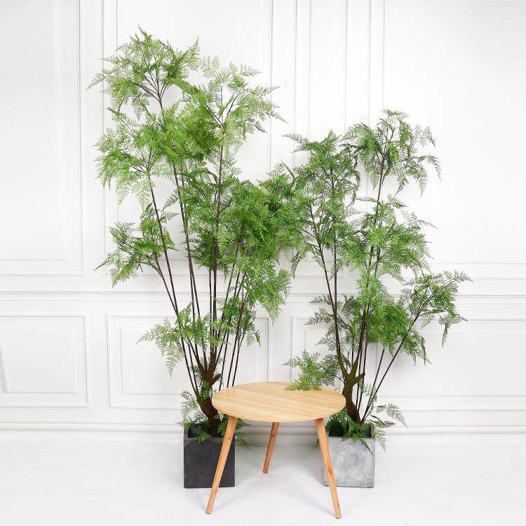 高档仿真蕨草植物盆景客厅大型仿真蕨树盆栽装饰假树摄影道具