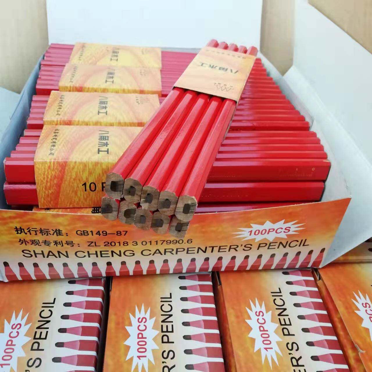 -八角木工铅笔-黑色-每件1000只