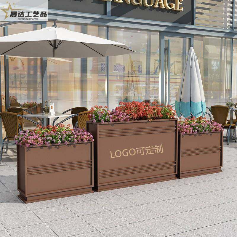 户外铁艺花箱组合广场售楼部商业街道隔断花坛不锈钢成品花池花槽,鲜花速递/花卉仿真/绿植园艺,花架,淘宝优惠券,粉丝福利购,淘宝优惠卷