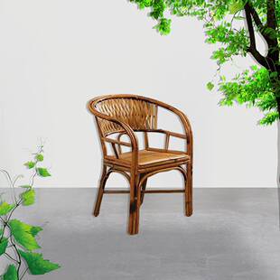 竹圈椅坝坝茶椅竹靠背椅手工庭院竹家具午休椅休闲椅户外椅热卖