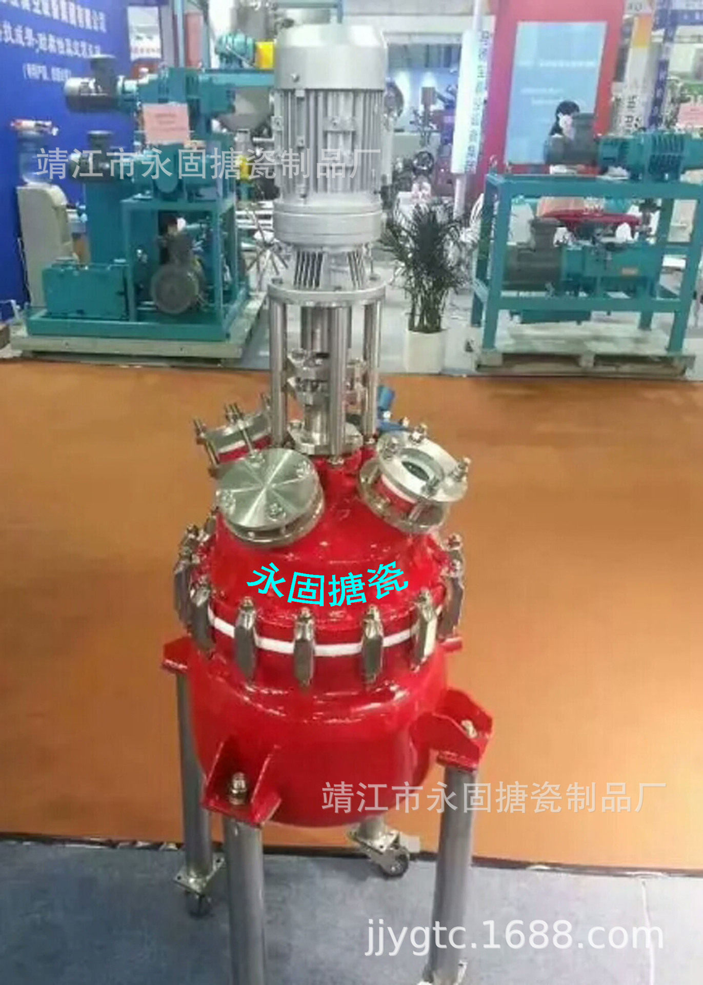 实验室微小型搪瓷管式反应釜1L