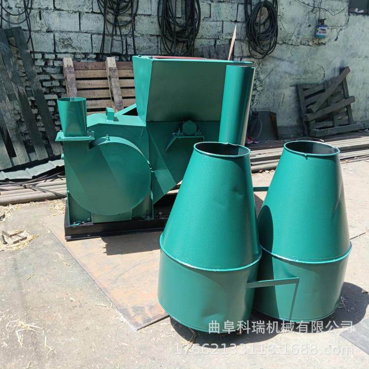 养殖喂牛喂羊打草机科瑞生产锤片式破碎机除尘沙克龙秸秆粉碎机