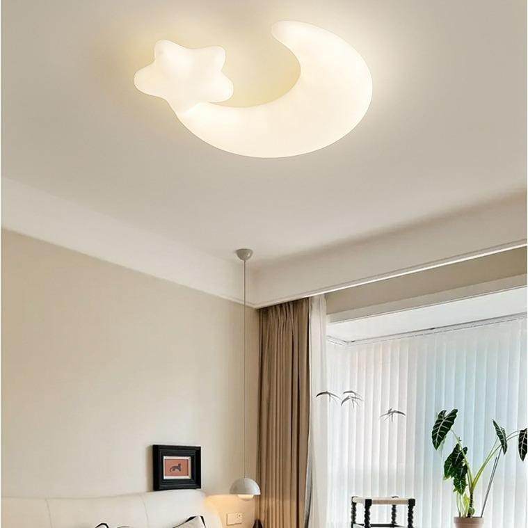 星星云朵卧室灯奶油风泡泡月亮现代简约温馨护眼女孩儿童房吸顶灯,家装灯饰光源,客厅吸顶灯,淘宝优惠券,粉丝福利购,淘宝优惠卷
