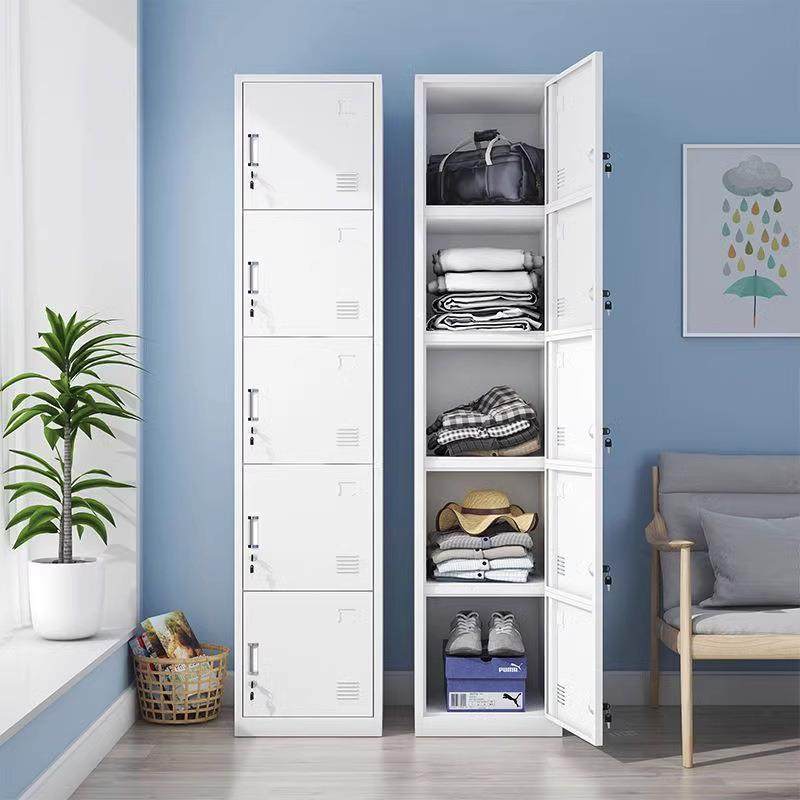 单门更衣柜公铁皮柜单人RY-DGY-0柜员工柜储物更柜制衣箱简易钢小