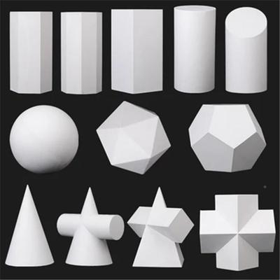 膏几何WM-0019体16件一套教具2静石物陶罐蜡果石膏写五官生手脚面