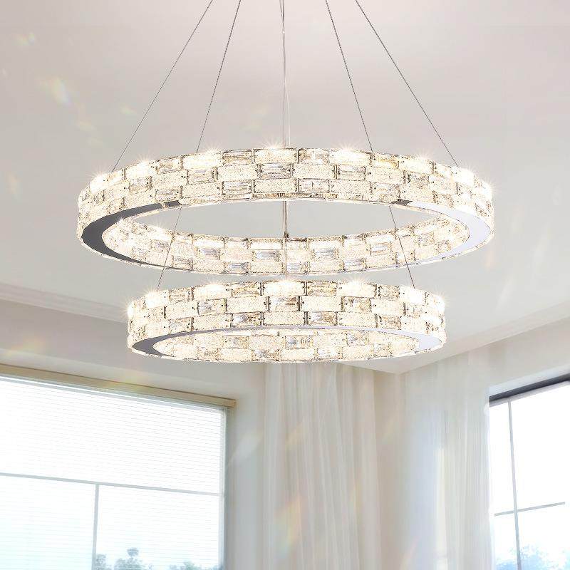 轻奢客厅后现代26824约水吊灯圆形灯简餐厅主卧室灯全屋套餐晶组,家装灯饰光源,智能吊灯,淘宝优惠券,粉丝福利购,淘宝优惠卷