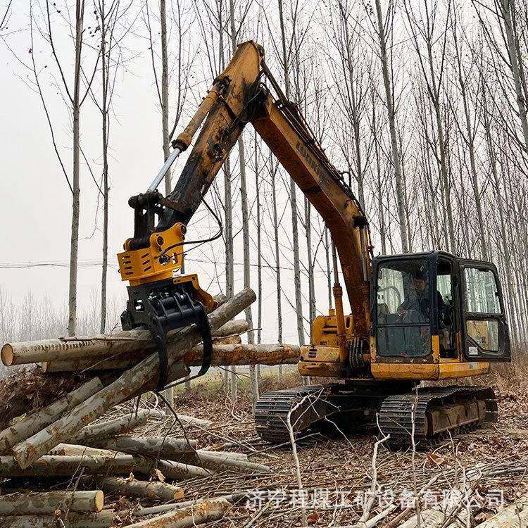 挖机伐伐木抱夹锯木头去枝断头带锯动夹木机园林树ZET木全自木机,农机/农具/农膜,林业机械,淘宝优惠券,粉丝福利购,淘宝优惠卷