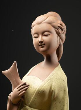 陶工瓷古典四大美女灯圈件仕女家摆居书房KWP书柜艺装饰倒品流香