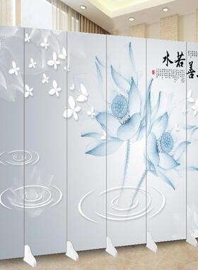 29850办25新屏风客厅隔断双折叠移动家用入户门遮挡玄款面关公室