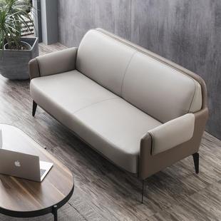 公室沙发茶几组合三套装 简约现代小型商办务办接公A09待室会客区