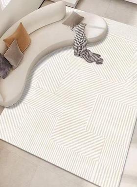 奶油风毯家客厅ZXDD-654茶几地毯卧床边用柔软舒适脚垫可剪易打理