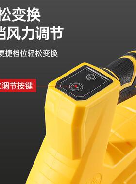 锂吹雪机叶机工业手式大41613功率无持电线吹充电鼓风机电动吹风