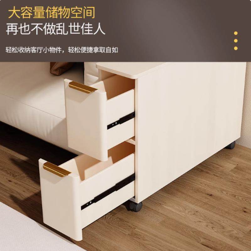 夹缝极窄边侧客柜简见详情易轻奢小边几柜子床角头小桌子厅可移动