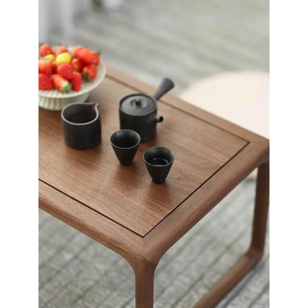 飘窗桌子985黑胡桃轻奢榻米矮桌式小茶榻几实木木炕几日新中式小,基础建材,脚轮/万向轮,淘宝优惠券,粉丝福利购,淘宝优惠卷